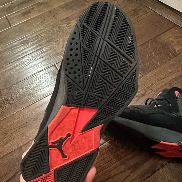 Jordan Black and Red Sneakers - Picture 5 of 6